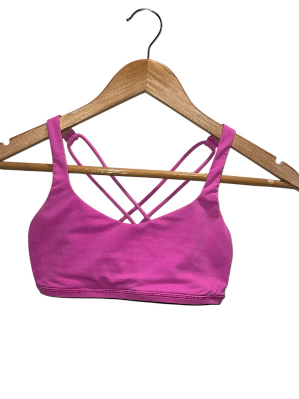 Lululemon Free To Be Strappy Sports Bra Pink Size 2 - Picture 2 of 5